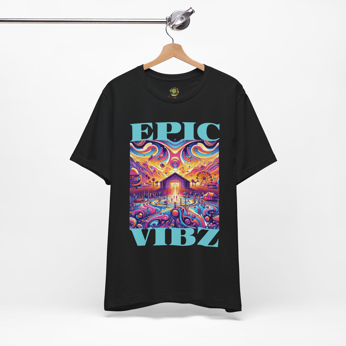 Epic Vibz Festival T-Shirt Bohemian Desert Music Tee for Music Lovers Groovy Festival Vibes Hippie Music Festival Wear