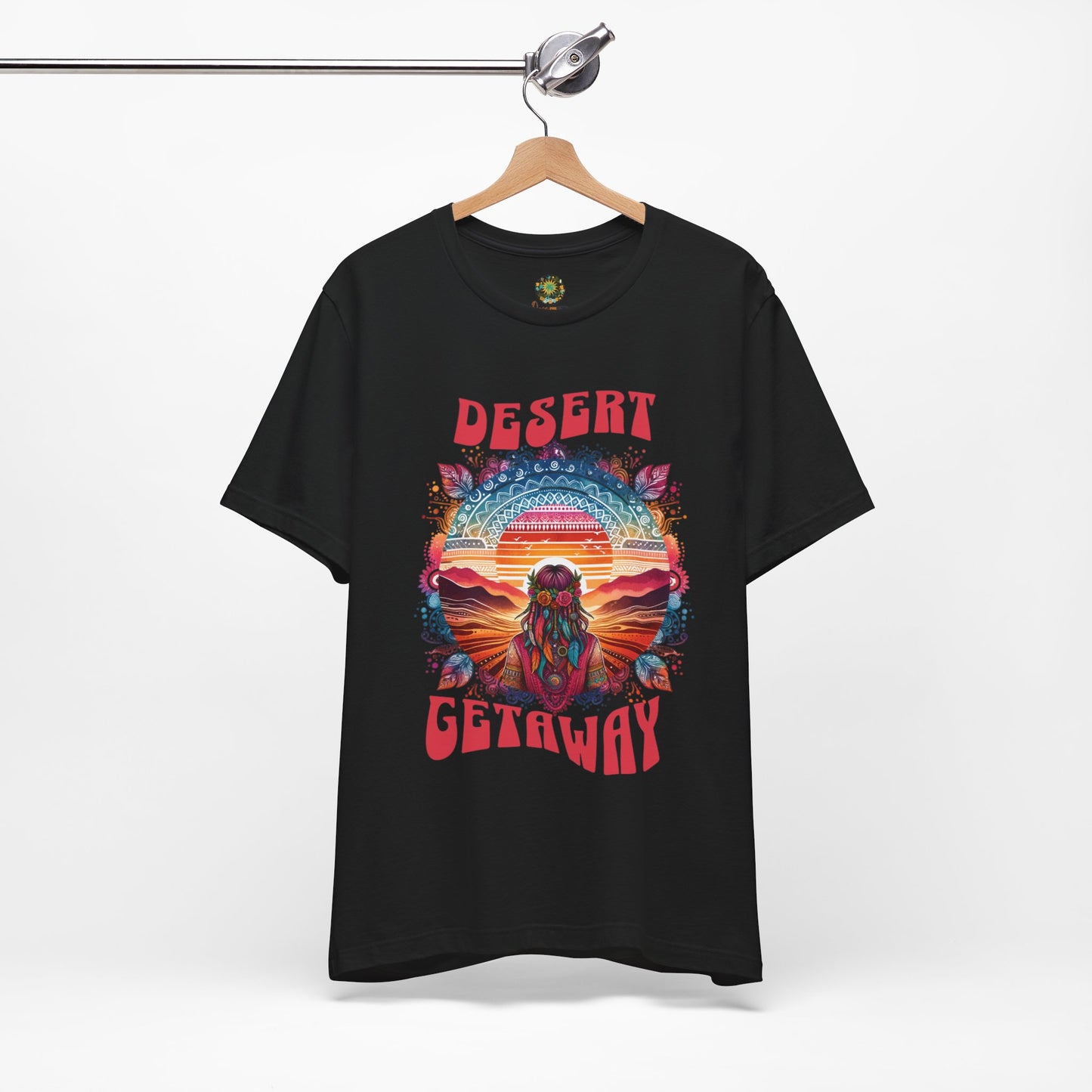 Bohemian Festival T-Shirt Trendy Summer Wear Desert Fashion Artistic Shirt for Festival-Goers