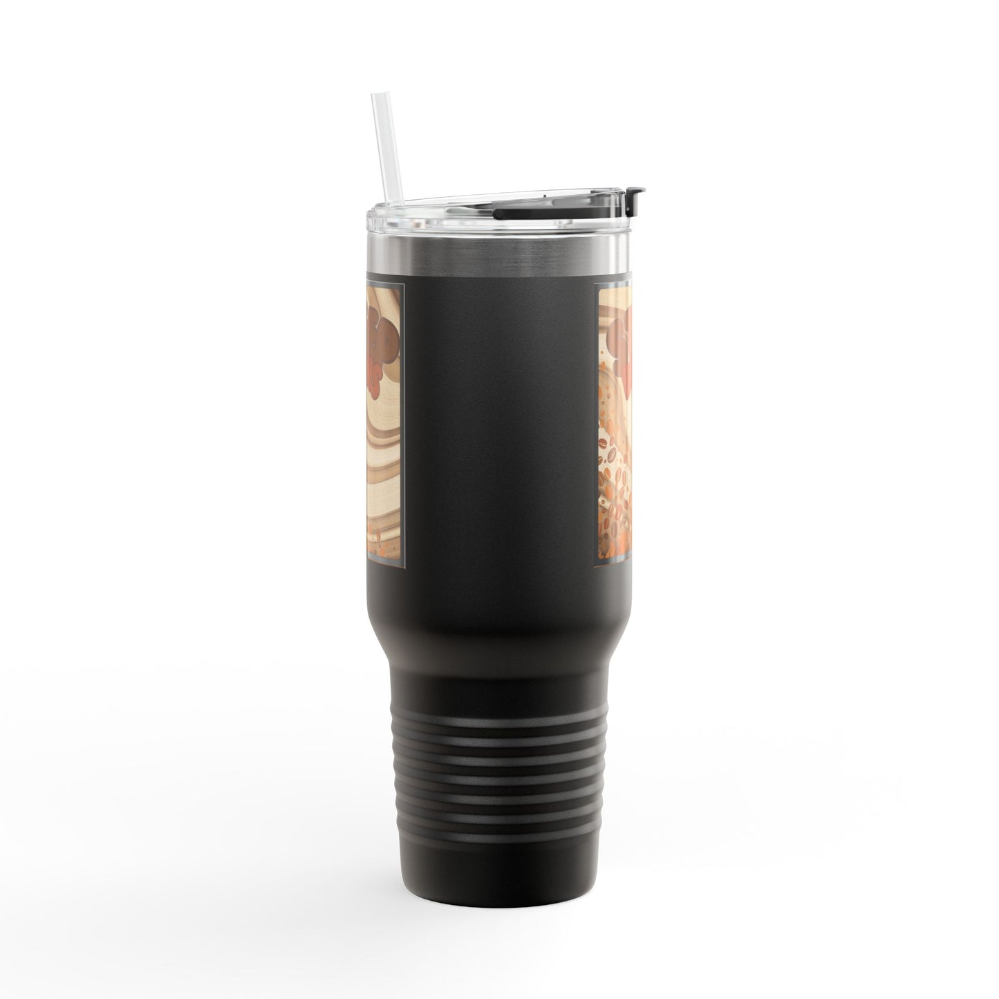 Copy of Copy of Christmas 40oz Insulated Travel Mug With Handle Double Wall Holiday Hot and Cold Teal Mug Coffee Lover Unique Red Tree Gift