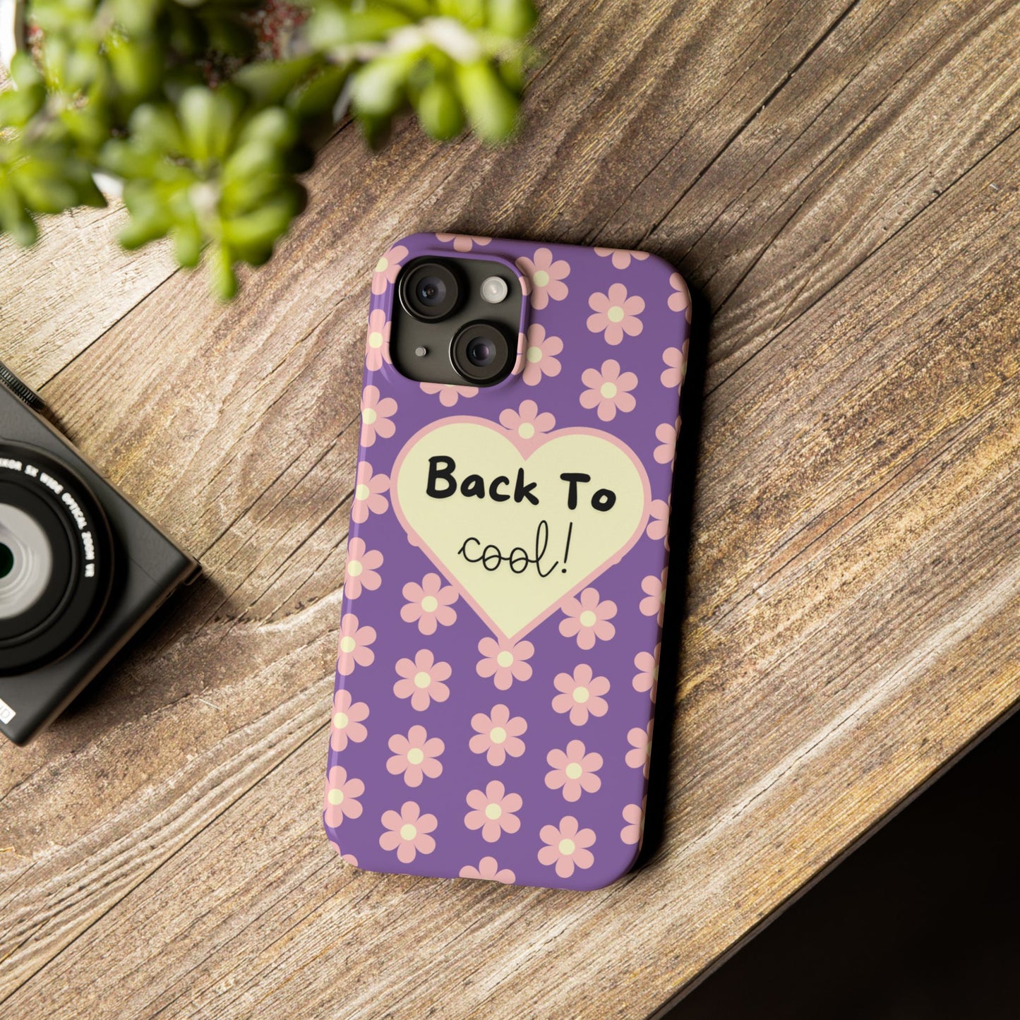 School Year Essentials iPhone Case Back To School Accessory Trendy Phone Cover Fashionable Back To Cool Floral Case