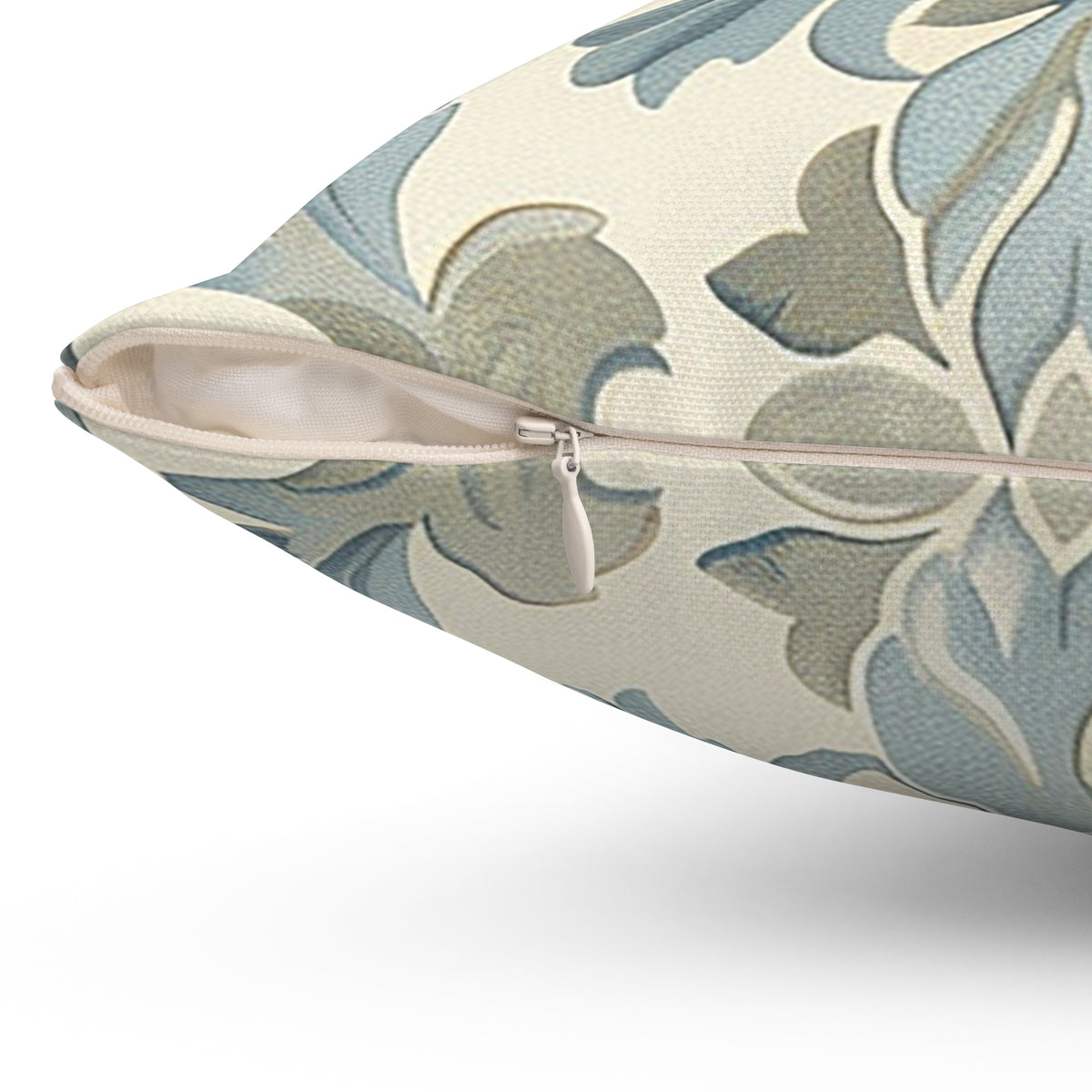 Fall Blessings Blue Damask Pumpkin Pillow