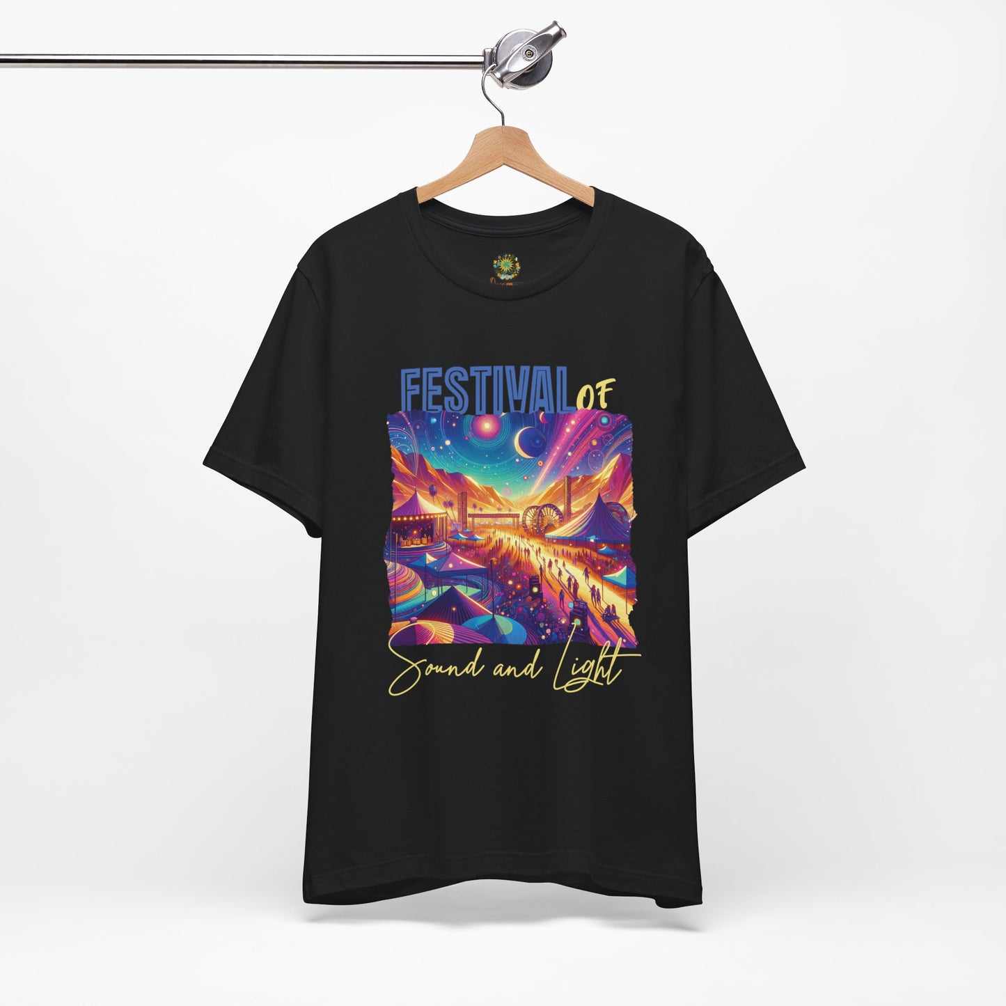 Summer Festival T Shirt for Music Lovers Artistic Desert Scene Festival of Sound and Light Shirt