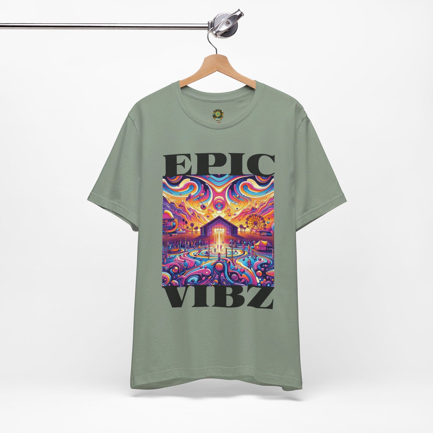 Epic Vibz Festival T-Shirt Bohemian Desert Music Tee for Music Lovers Groovy Festival Vibes Hippie Music Festival Wear