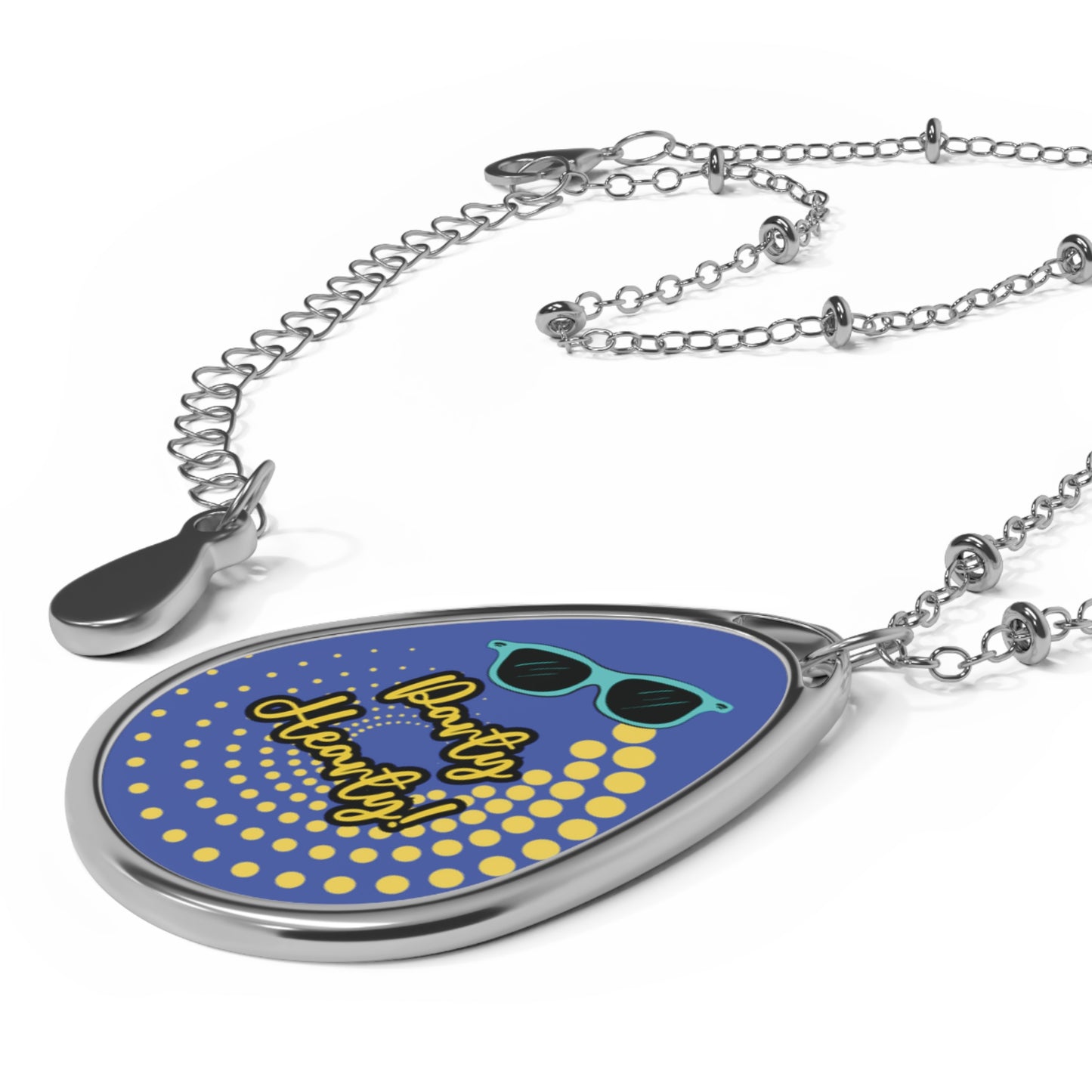 Party Hearty Necklace Fun Party Jewelry Music Lover Gift Celebration Chain Cute Sunglasses Pendant  Festival Jewelry Oasis by Alison