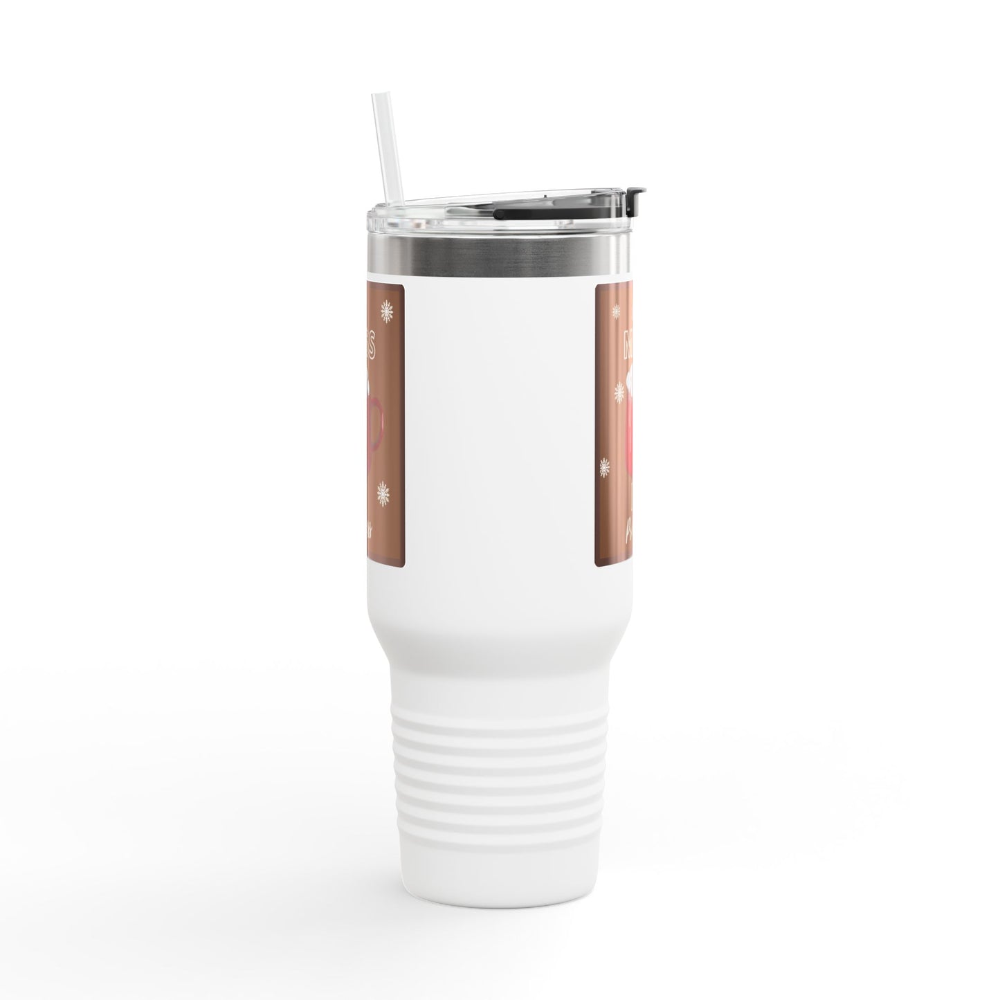 Hot Mess In Progress 40 oz Tumbler | Funny Coffee Travel Mug | Everyday Gift Drinkware