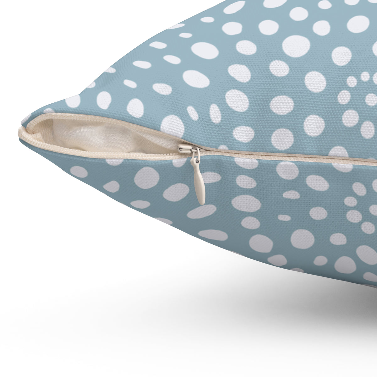 Falling for Fall Blue Floral Pumpkin Pillow