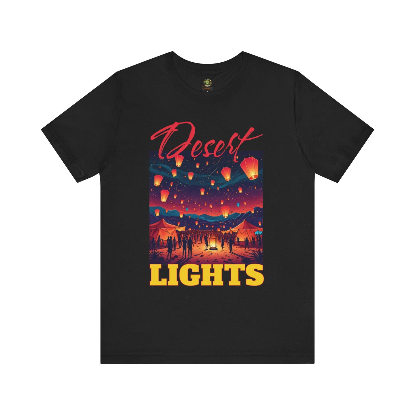 Bohemian Festival T-Shirt Desert Lights Tee Trendy Summer Wear Artistic Desert Style  Fashion Shirt for Music Festival Lovers