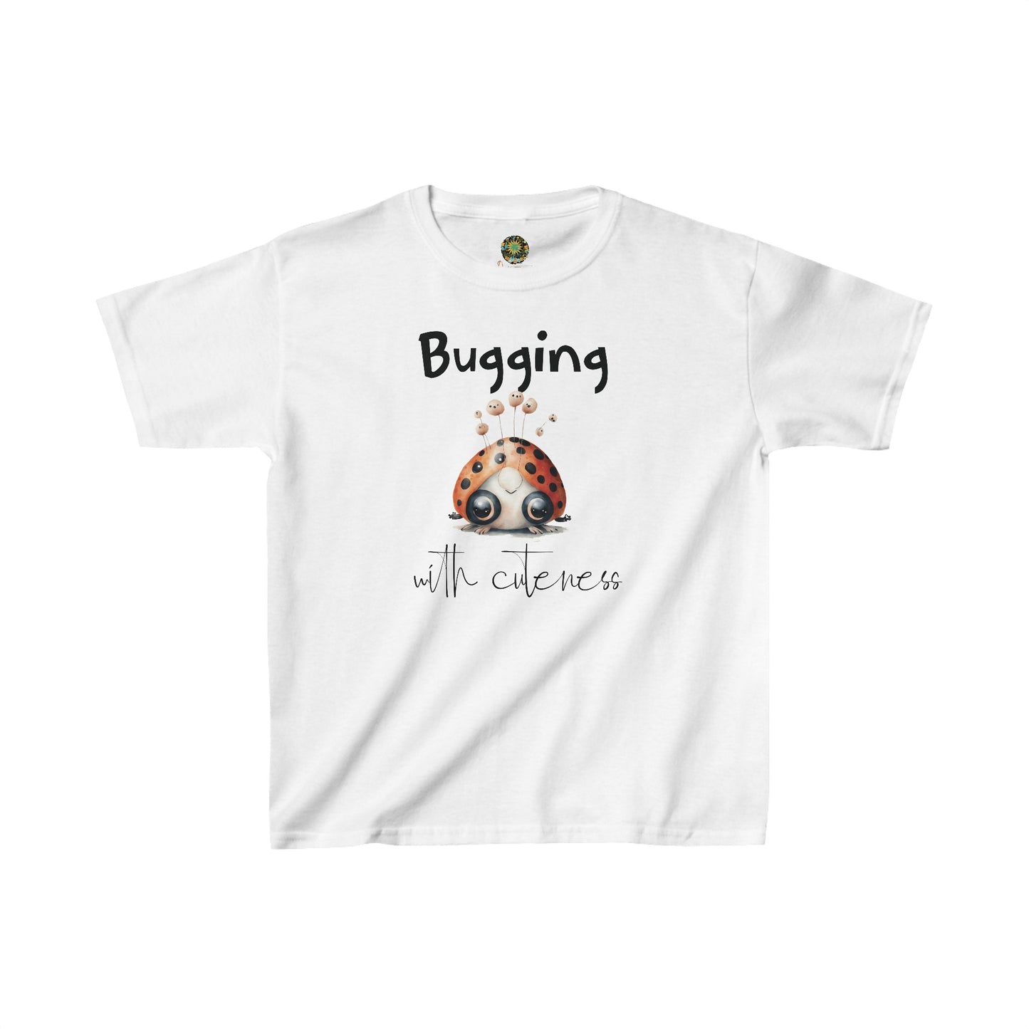 Cute Kids Ladybug Tshirt Summer Fun Top Bugging with Cuteness Kids Playful design Fun Day Outfit Kid's Apparel