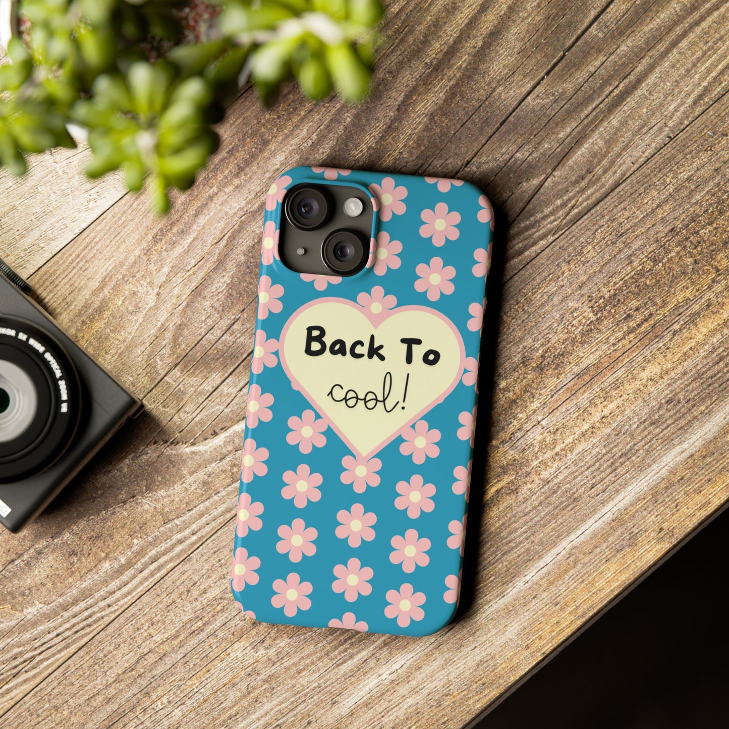 Back To School iPhone Case Floral Design Trendy Phone Cover Fashionable School Accessory Back To School Gear