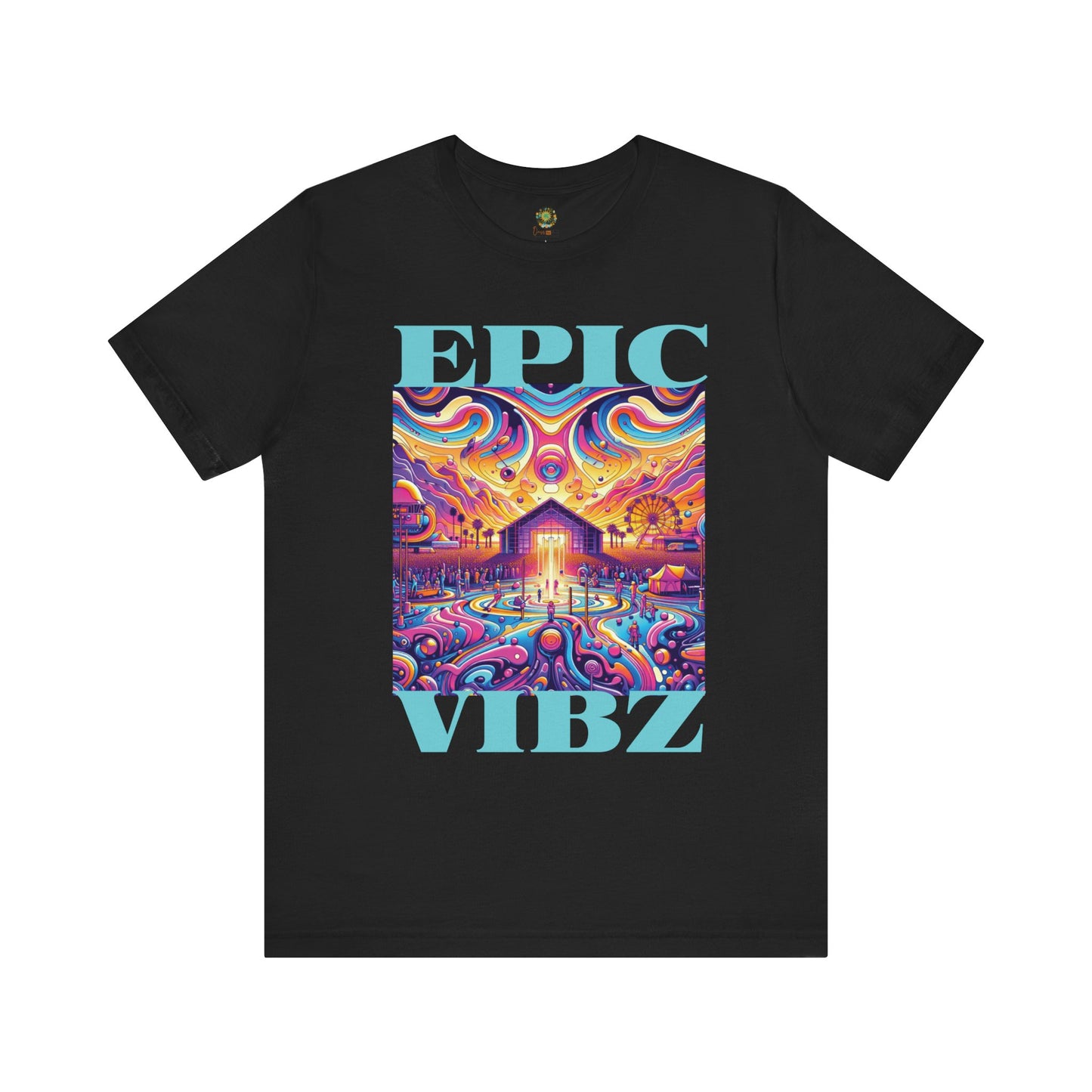 Epic Vibz Festival T-Shirt Bohemian Desert Music Tee for Music Lovers Groovy Festival Vibes Hippie Music Festival Wear