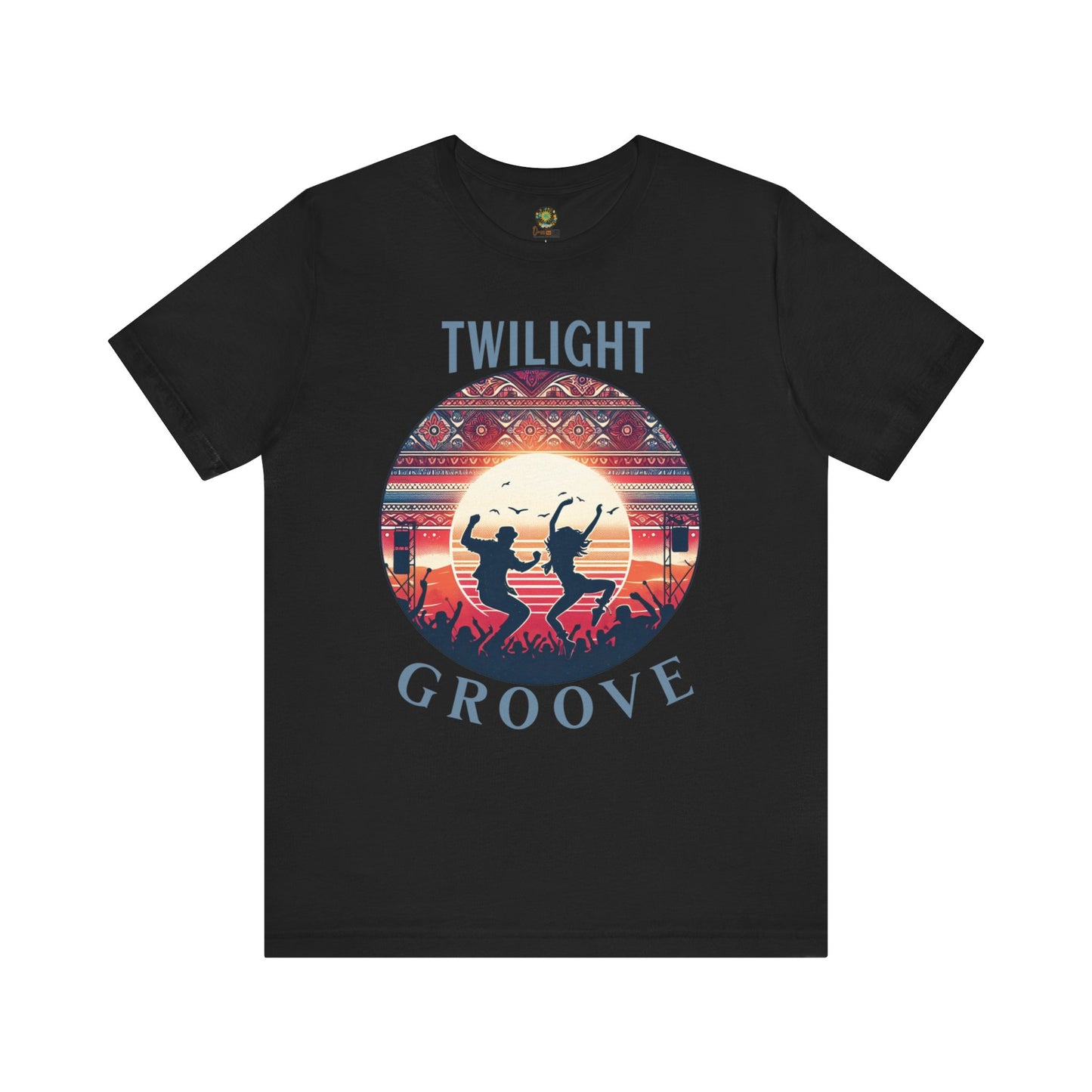 Festival Summer Shirt for Music Lovers Party in the Desert Tee Artistic Music Festival-Goers T-Shirt Retro Dance Shirt