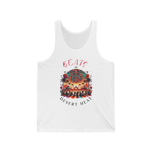 Festival Tank Casual Summer Top for Music Lovers Unique Music Vibes Tank Top for Festival Goers