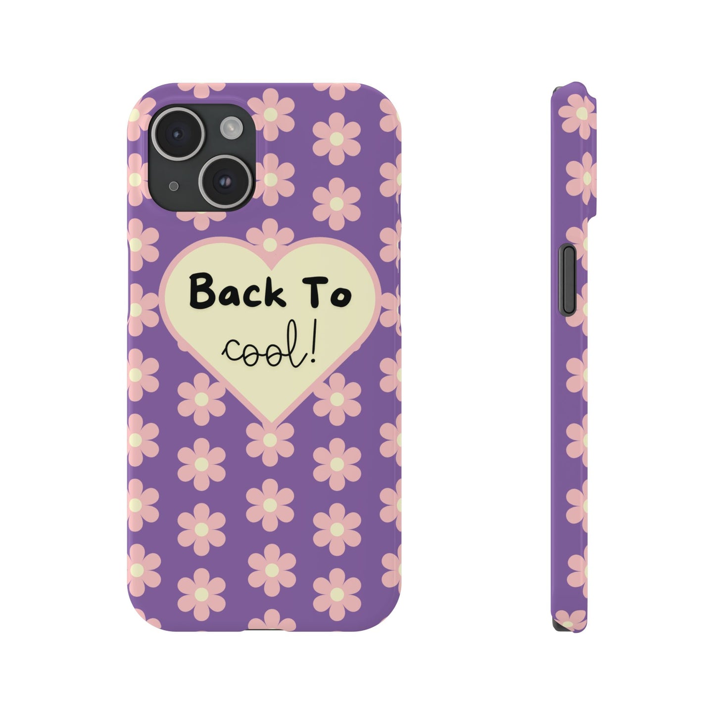 School Year Essentials iPhone Case Back To School Accessory Trendy Phone Cover Fashionable Back To Cool Floral Case