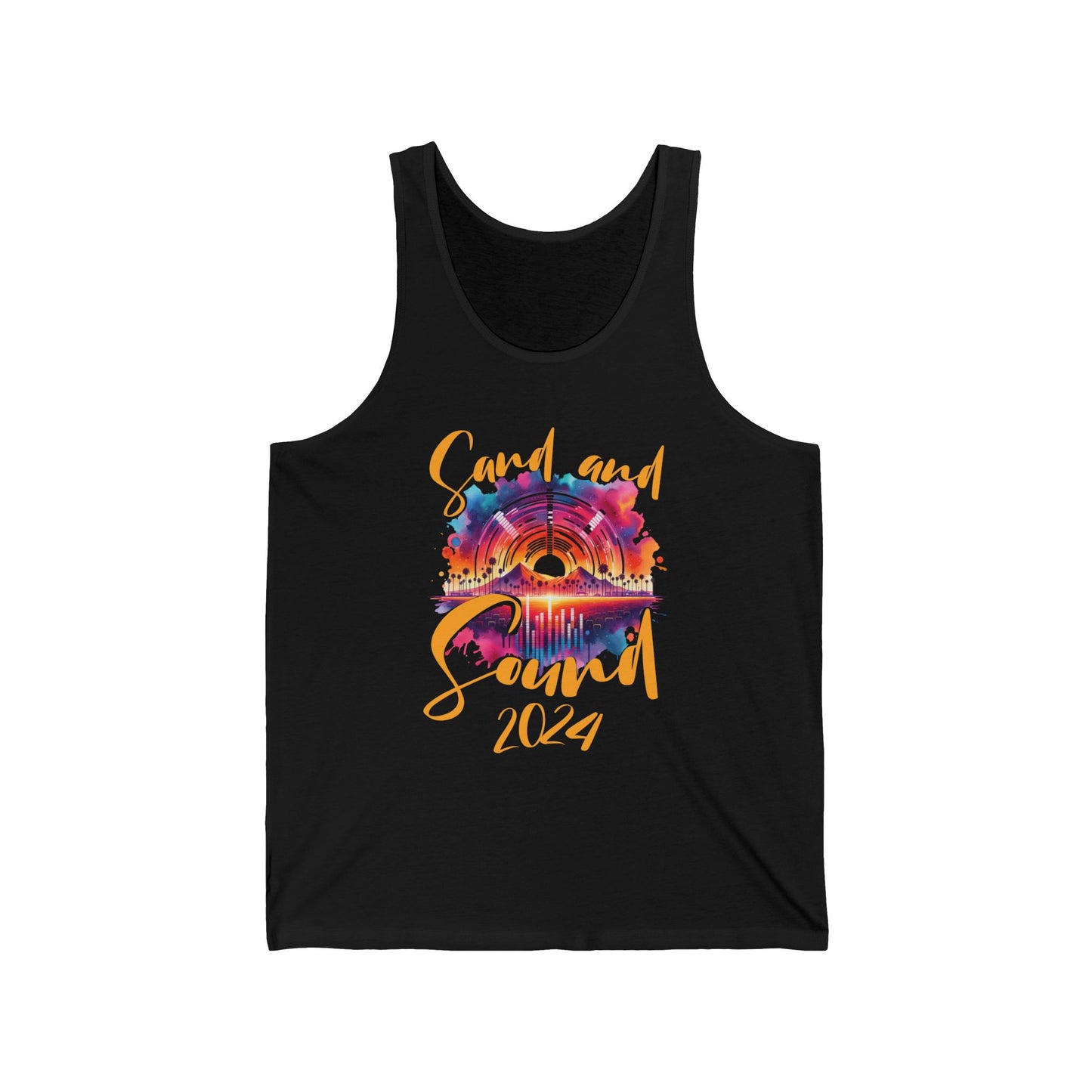 Bohemian Tank Top Sand and Sound 2024 Festival Wear for Music Lovers Desert Style Music Festival Apparel