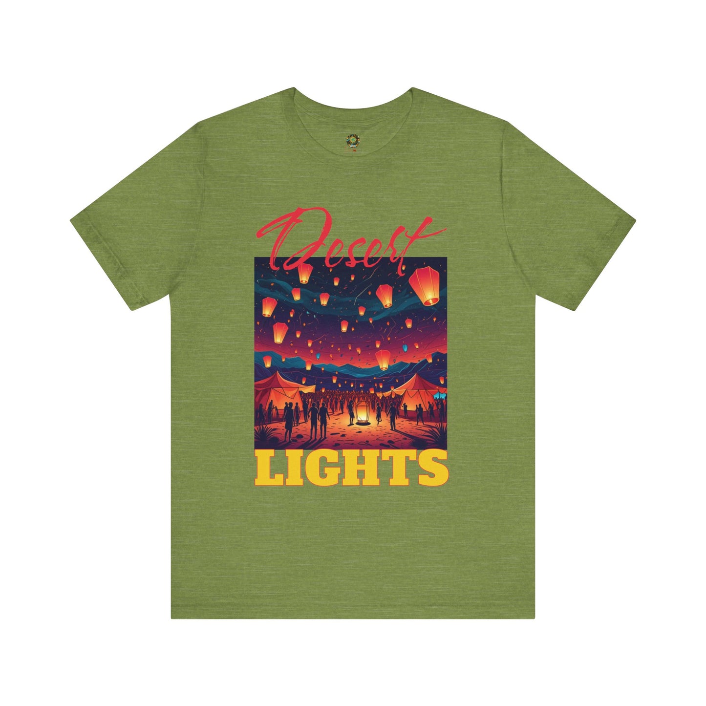 Bohemian Festival T-Shirt Desert Lights Tee Trendy Summer Wear Artistic Desert Style  Fashion Shirt for Music Festival Lovers