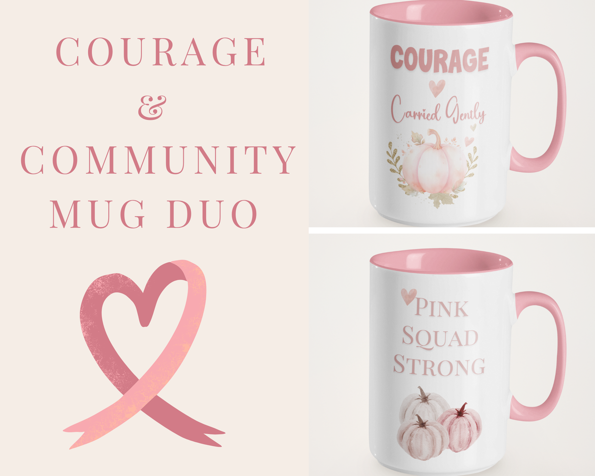 Courage & Community Mug Duo