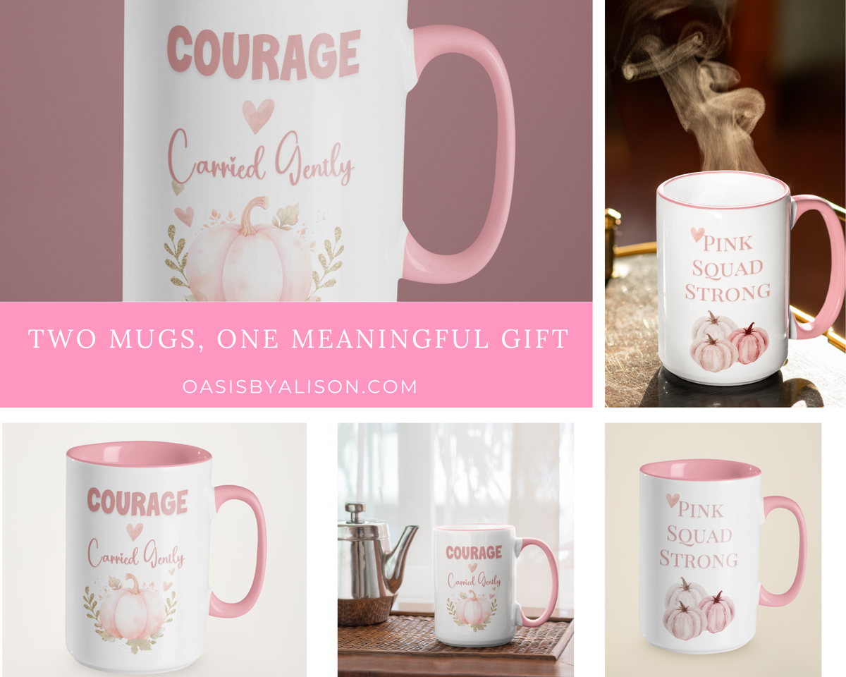 Courage & Community Mug Duo