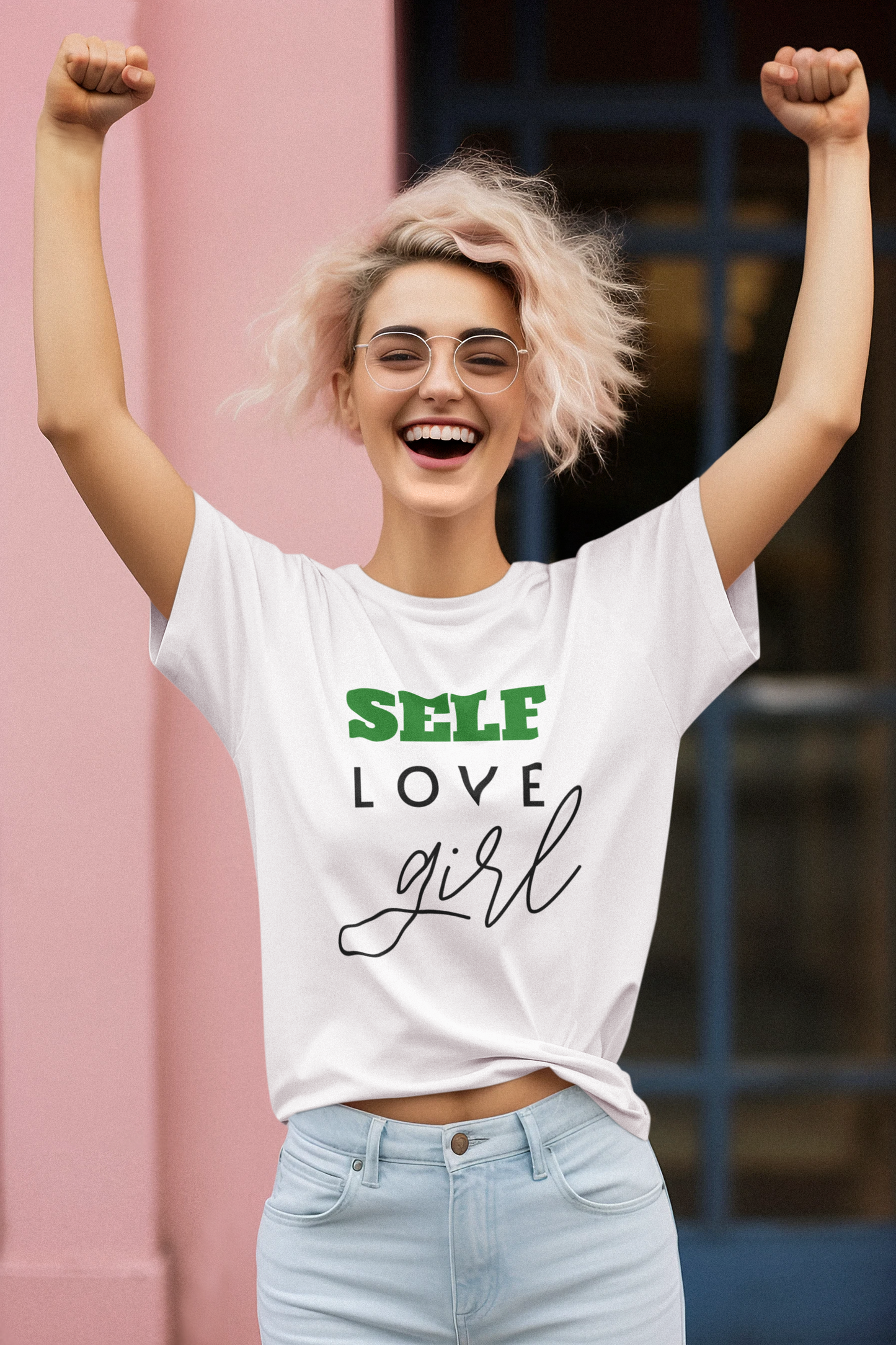 Mental Health Awareness Month Inspirational Tee Self Love Girl T Shirt Positive Vibes Shirt for Mental Health Motivational Clothing