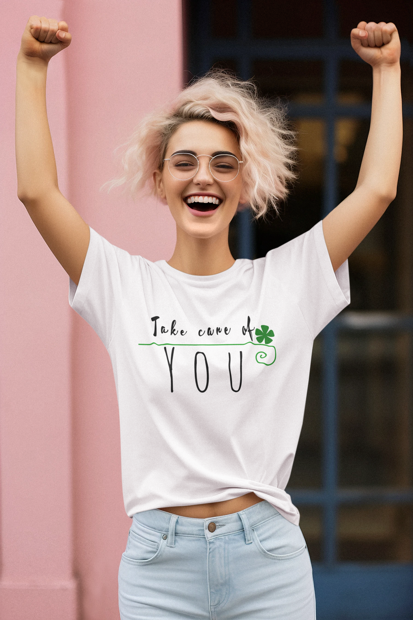 Inspirational T Shirt for Mental Health Awareness Month Take Care of You Motivational Tee Promoting Self Care