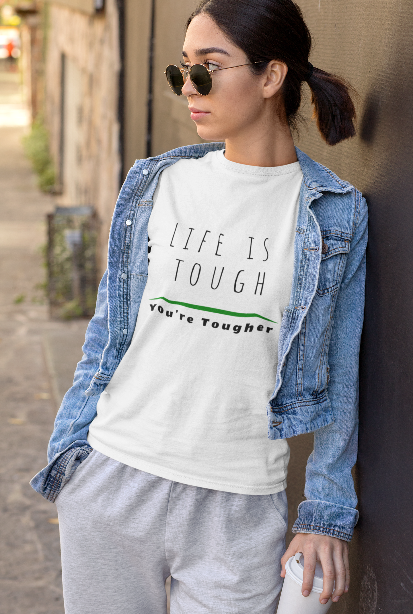 Motivational T Shirt for Mental Health Awareness Month Life is Tough, You're Tougher Mental Health Awareness T-Shirt Inspirational Positive Vibes Inspirational Tee