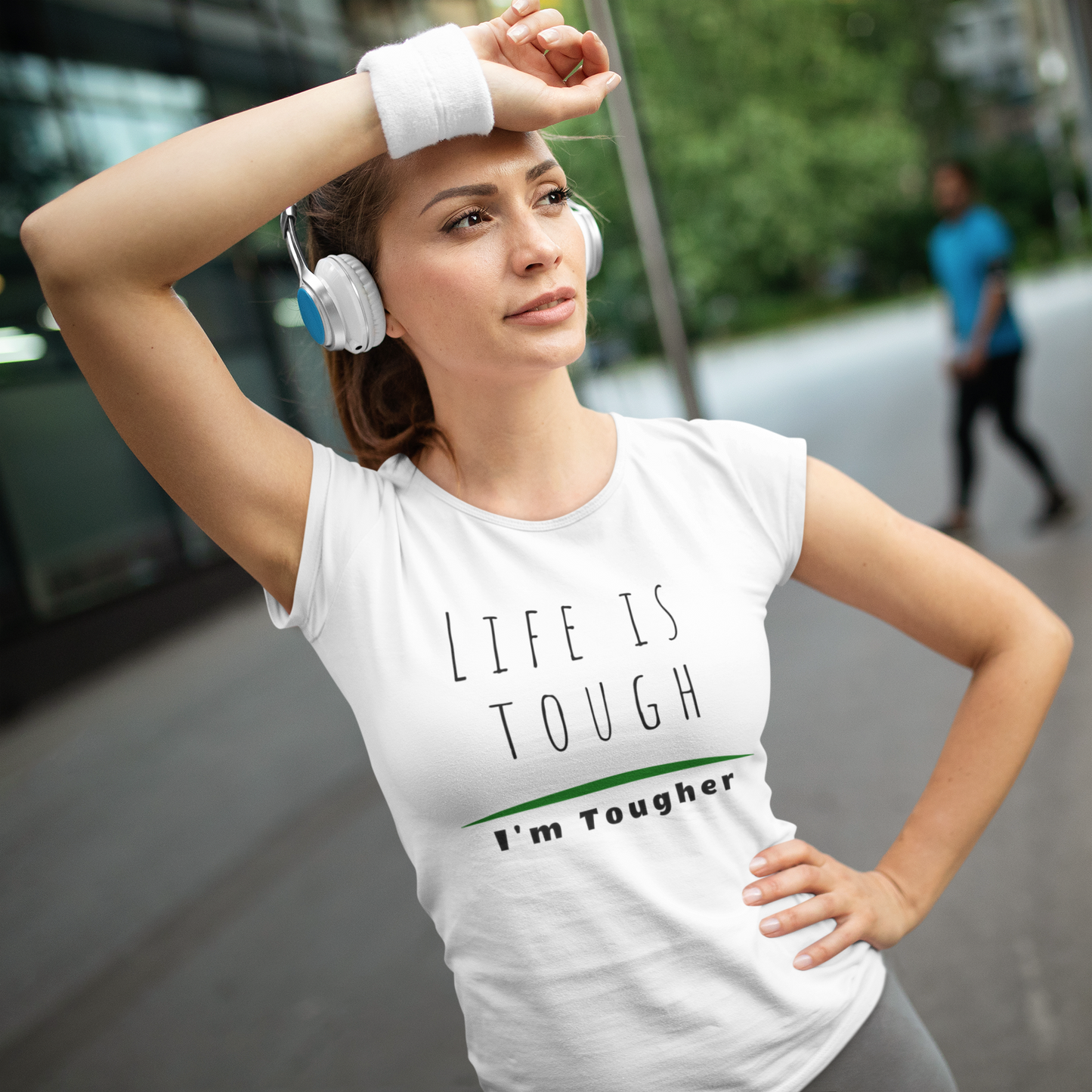 Mental Health Awareness T-Shirt Motivational T Shirt for Mental Health Awareness Month Life is Tough, I'm Tougher Positive Vibes Inspirational Tee