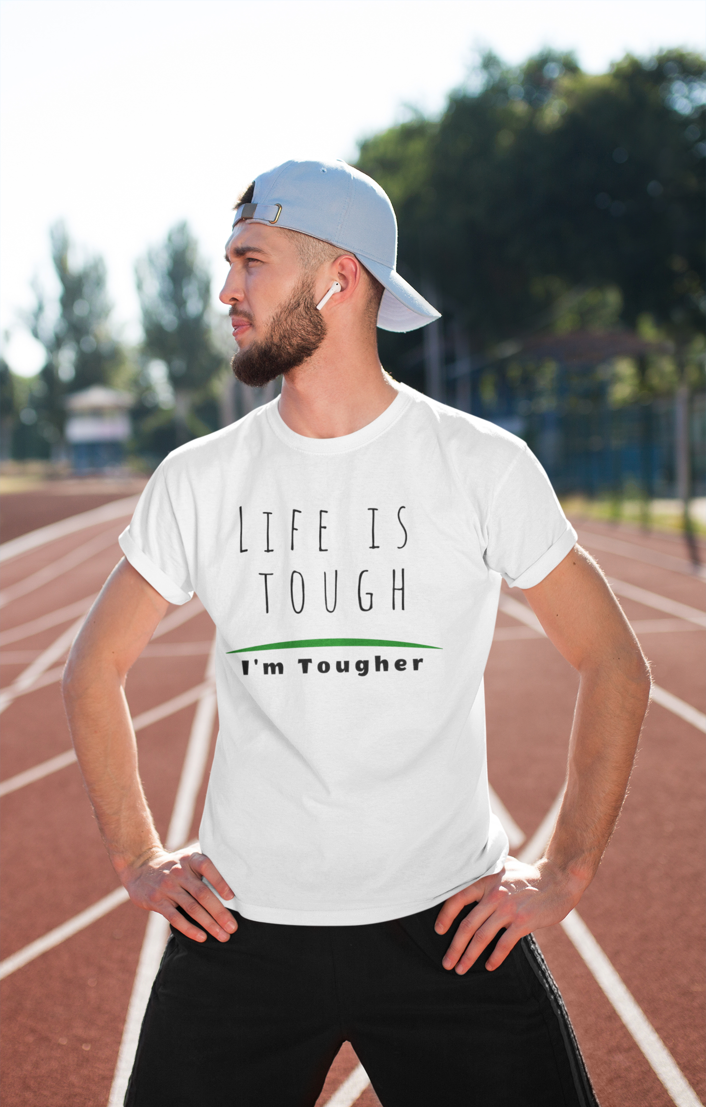 Mental Health Awareness T-Shirt Motivational T Shirt for Mental Health Awareness Month Life is Tough, I'm Tougher Positive Vibes Inspirational Tee