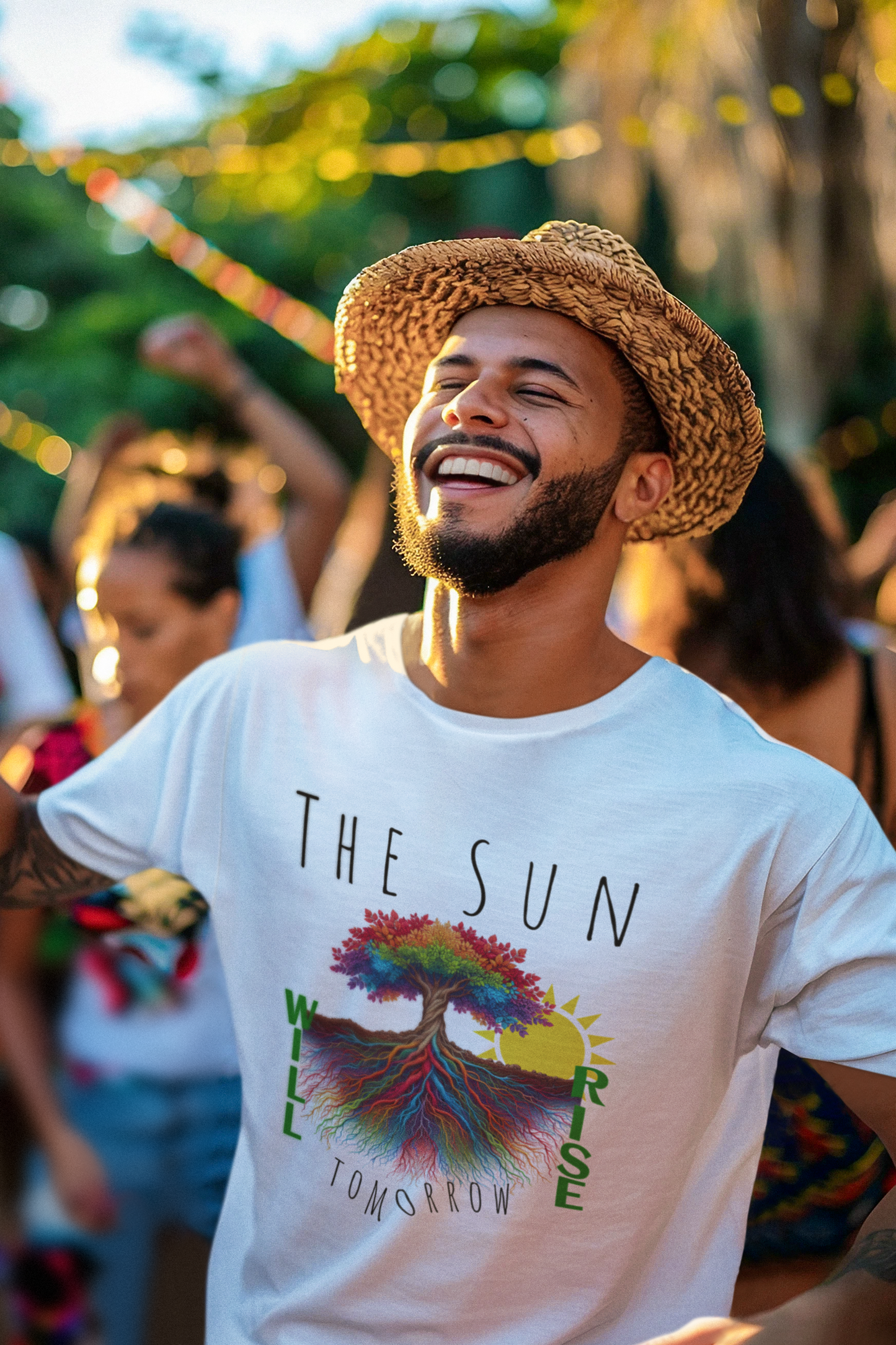 Uplifting Shirt for Mental Health Awareness Positive Vibes Inspirational Clothing Motivational The Sun Will Rise Tomorrow Tee