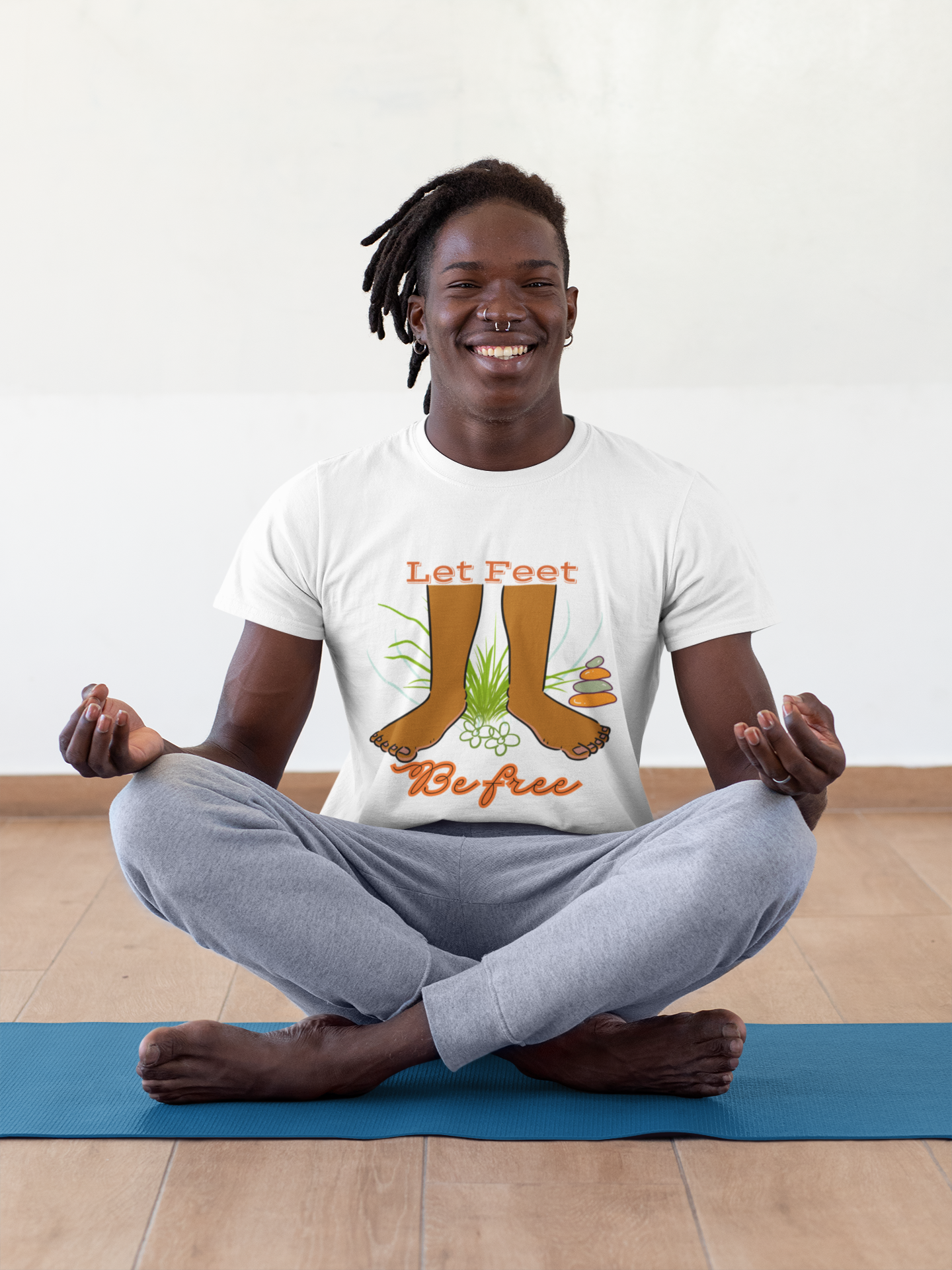 National Barefoot Day Awareness T Shirt for Nature Connection Grounding Shirt for Mindfulness and Relaxation